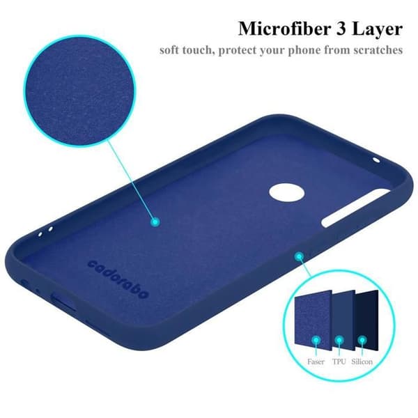 Skyddande stötsäker skal för Huawei P40 LITE E i LIQUID BLUE Blå