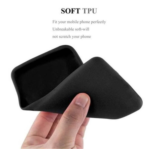 iPhone 8 PLUS fodral - iPhone 7 PLUS CANDY BLACK CADORABO i mjuk silikongel TPU Svart