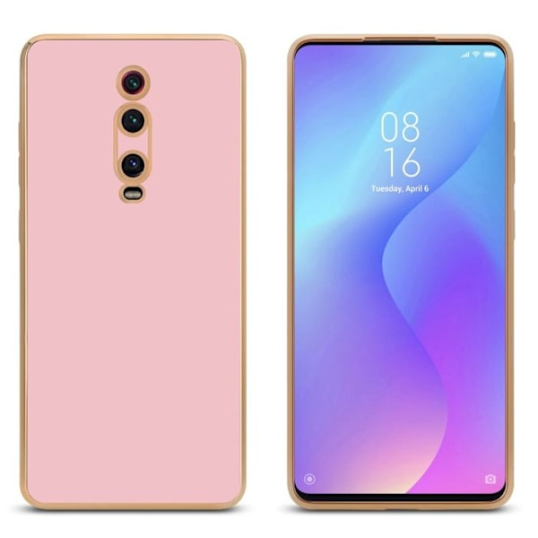 Hölster för Xiaomi Mi 9T / Mi 9T PRO / RedMi K20 / RedMi K20 PRO Fodral i Glänsande Rosa - Guld Etui Fodral Silicone TPU och Rosa