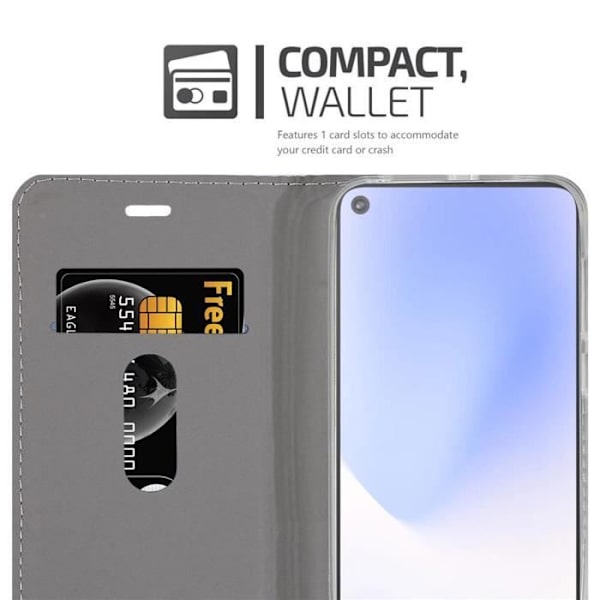 Råd för Google PIXEL 5 XL - CADORABO - BLÅ SVART - Syntetiskt läder - Magnetstängning - Bookstyle-fodral MÖRKBLÅ