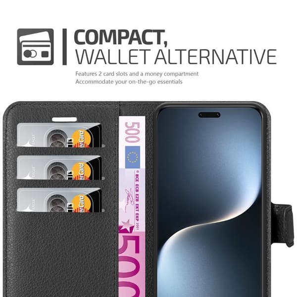 Etui för Honor Magic 7 Pro i JET BLACK Svart