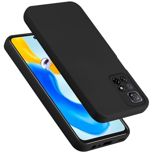 Skal för Redmi Note 11s 5G Stötskydd i LIQUID BLACK Svart