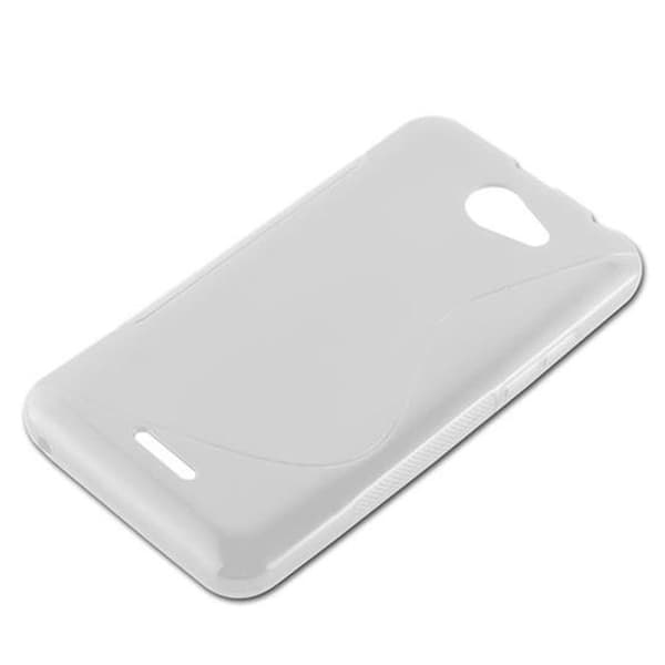Fodral för HTC Desire 316 / 516 i SEMI TRANSPARENT Vit