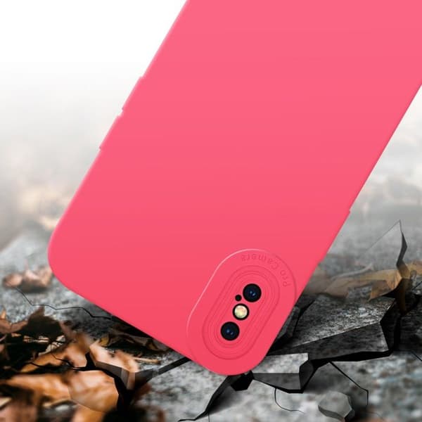 Skyddsfodral för iPhone XS MAX i FLUID RÖD Stötsäker Röd