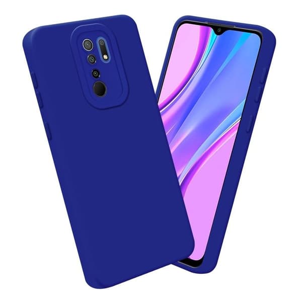 Skyddsfodral för Xiaomi RedMi 9 i FLUID BLÅ Stötsäker Blå