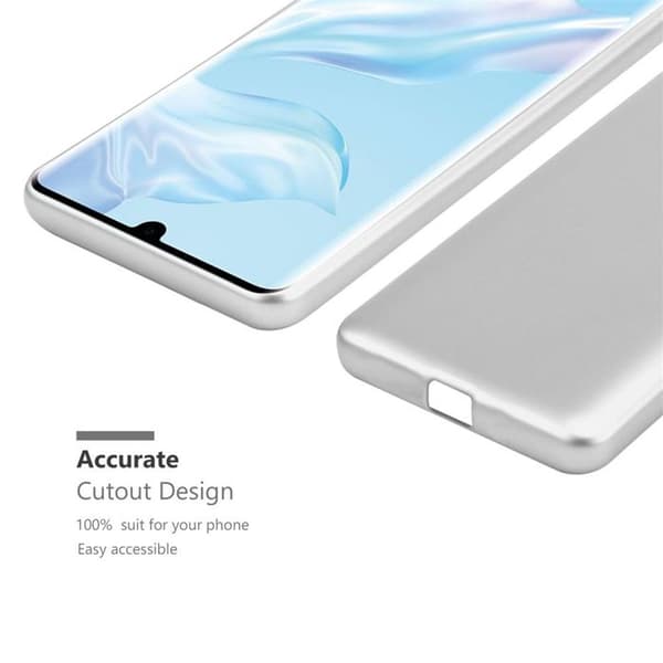 Skyddsfodral för Huawei P30 PRO Skyddsfodral i MATTSILVER Metallic Design Grå