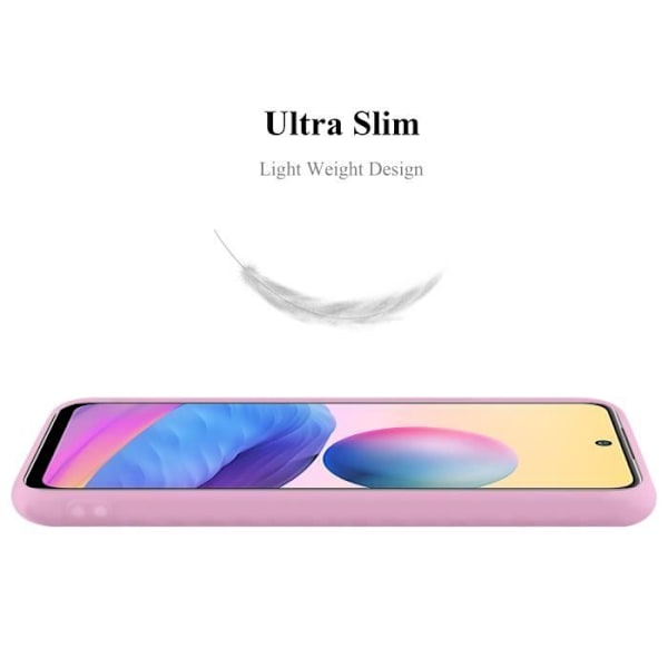 Coque - CADORABO - Xiaomi RedMi NOTE 10 5G / POCO M3 PRO 5G - Silikon TPU - Candy Rose Vif - Chockskydd Candy Hot Pink