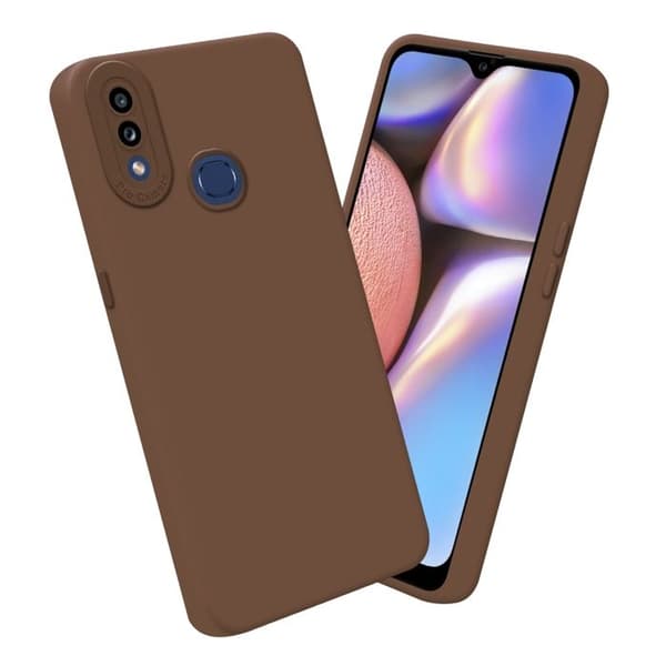 Skyddsfodral för Samsung Galaxy A10s / M01s i FLUID BRUN Stötsäker brun