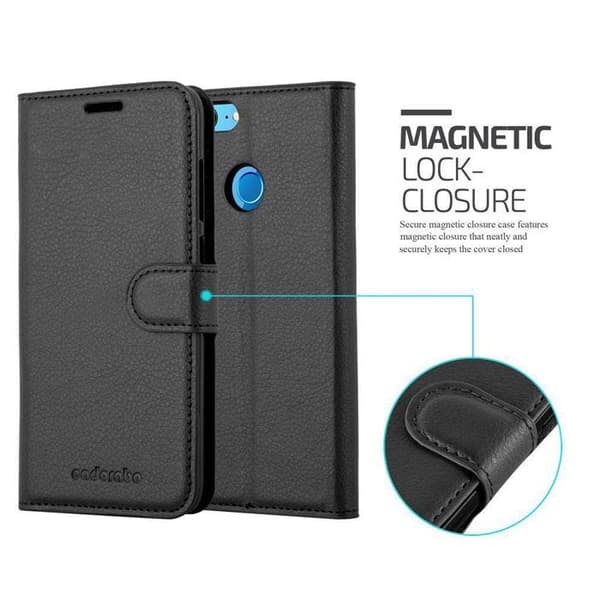 Etui för Honor 9 LITE i JET BLACK Svart