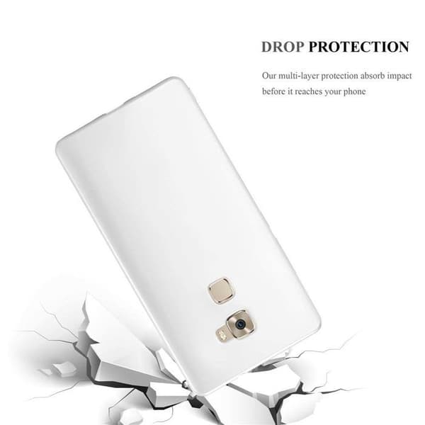 Skyddsskal för Huawei MATE S Skyddsskal i MATTSILVER Metallic Design Grå