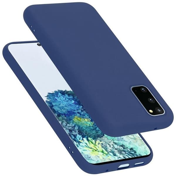 Skyddande stötsäker skal för Samsung Galaxy S20 i LIQUID BLUE Blå