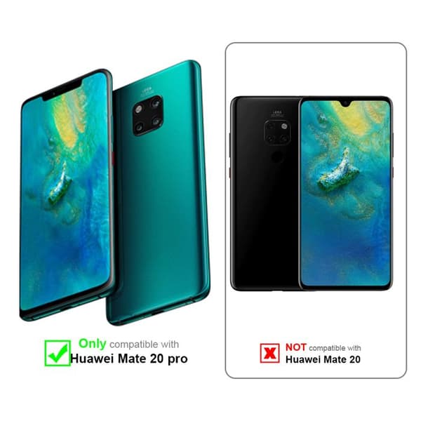 Transparent skydd för Huawei MATE 20 PRO, helskydd Vit