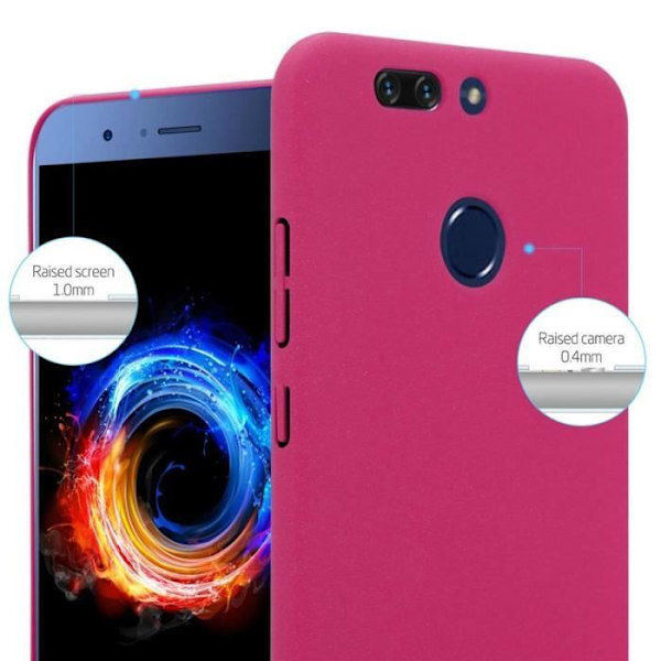 Coque - CADORABO - Honor 8 PRO - Hårt skydd - Matt design - Rosa färg Rosa