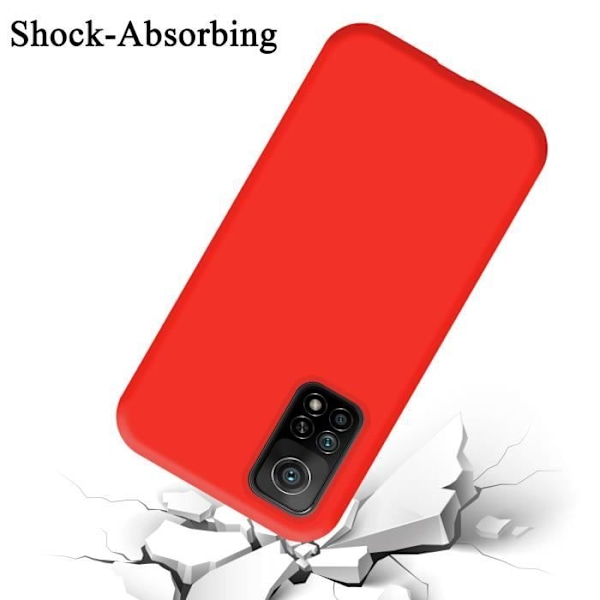 Coque - CADORABO - Mi 10T / Mi 10T PRO - Silikon TPU - Röd - Lätt skydd Röd