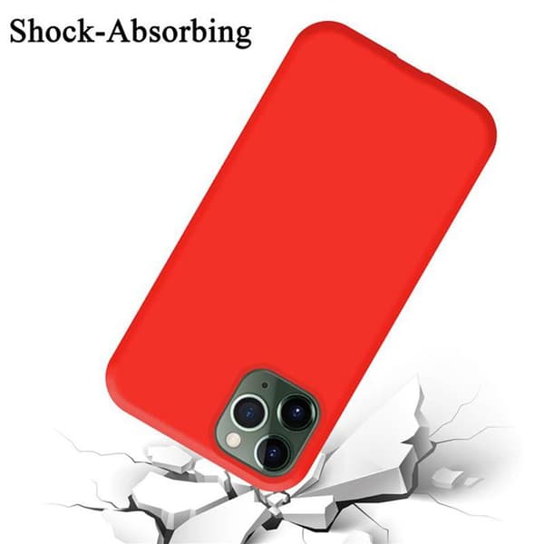 Skal för iPhone 11 PRO MAX Stötabsorberande i LIQUID RED Röd