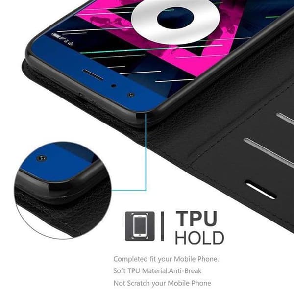 Fodral för Honor 9 i JET BLACK Svart