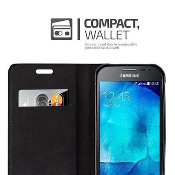 Samsung Galaxy XCover 3-fodral i APPLE RÖD från Cadorabo (INVISIBLE MAGNETIC CLOSURE Design) Fullt skyddsfodral