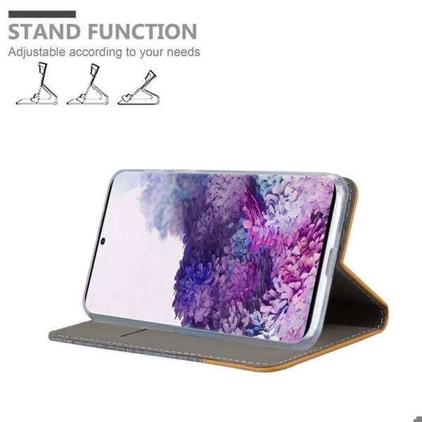 Skyddsfodral för Samsung Galaxy S20 i LJUST GRÅ BRUN Stötskyddande Etui Grå