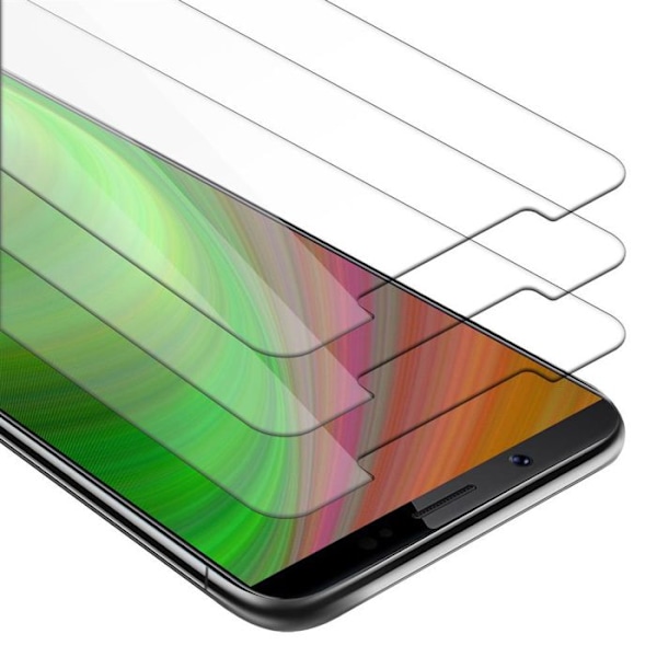 3x Härdat Skärmskydd i Tempererat Glas för Vivo V7 PLUS, Hög Transparens Vit