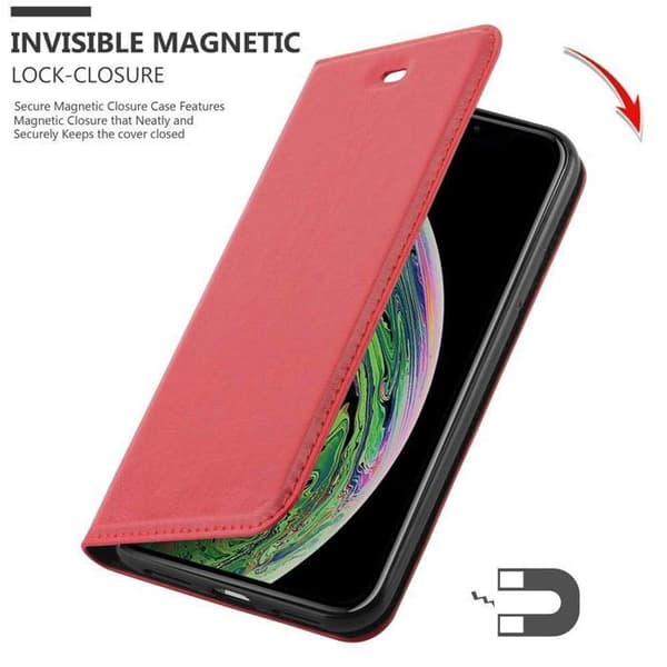 Etui för iPhone XS MAX Skal i ÄPPLE RÖD Röd
