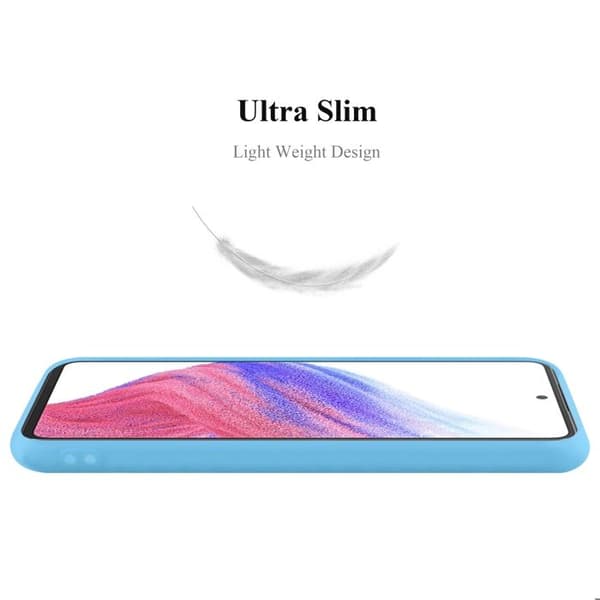 Skyddsfodral för Samsung Galaxy A53 5G CANDY BLÅ Stötsäker Silikon Blå