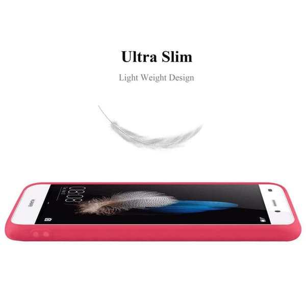 Skyddsfodral för Huawei P8 LITE 2015 CANDY RÖD Stötsäker Silikon Röd