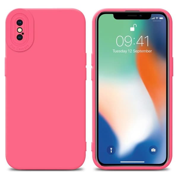 Skyddsfodral för iPhone XS MAX i FLUID RÖD Stötsäker Röd