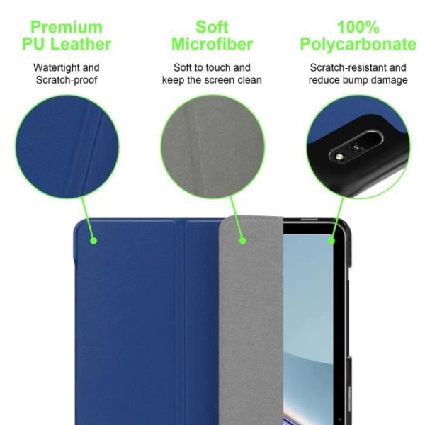 Tabletfodral - Cadorabo - Huawei MatePad 11 - Mörkblå - 360° skydd - Automatisk väckning MÖRKBLÅ