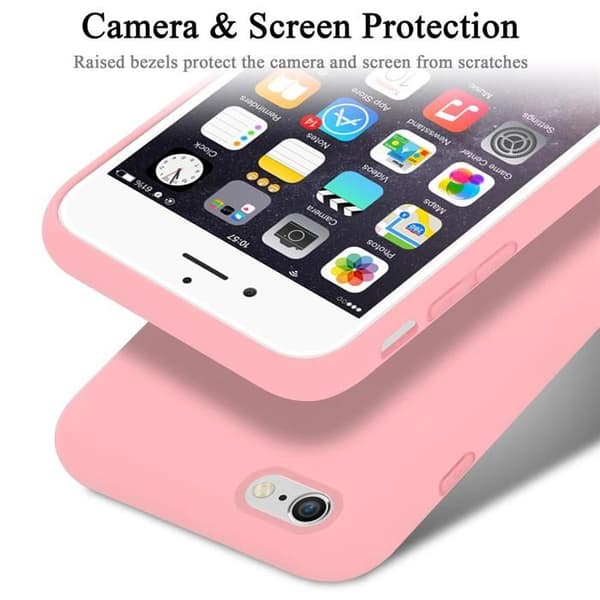 Skal för iPhone 6 PLUS / 6S PLUS Stötabsorberande i LIQUID PINK Ros