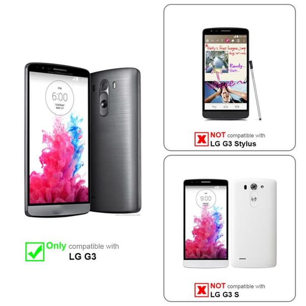 Etui för LG G3 Flip Case i MÖRK BRUN Skydd KAFFEBRUNT