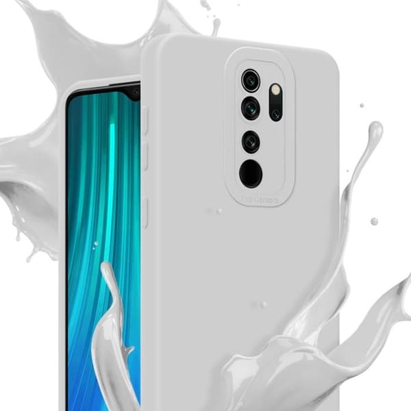 Skyddsfodral för Xiaomi RedMi NOTE 8 PRO i FLUID VIT Stötskyddande Fodral Vit