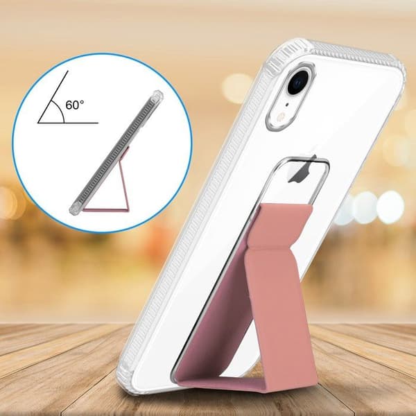 iPhone XR Fodral ROSA med stöd och ställfunktion Ros