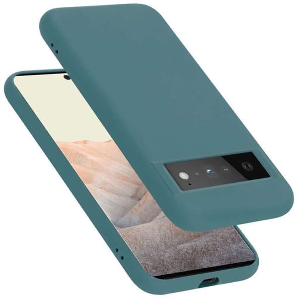 Skal för Google PIXEL 6 PRO Stötabsorberande i Liquid Grön Grön