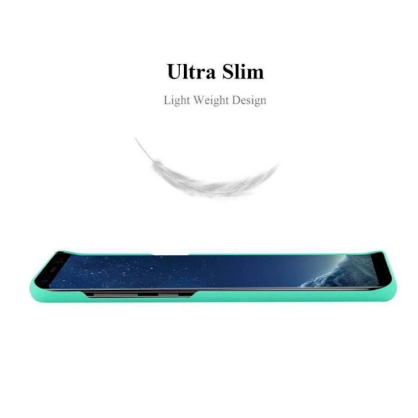 Coque - CADORABO - Samsung Galaxy S8 - Hård Skydd - Matt Design - Grön Färg Grön