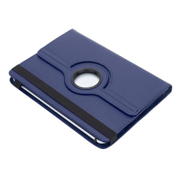Coque för Trekstor Surftab B10 (10.1 Zoll) Etui i MÖRKBLA färg Hållare Fodral Skydd 360 grader konstläder Plånbok Blå