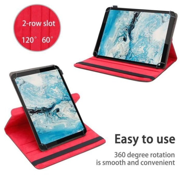 Cadorabo Tablet Case för Lenovo Tab M8 (8 Zoll) i brunt 360 graders skydd Fodral i konstläder Stativ Funktion