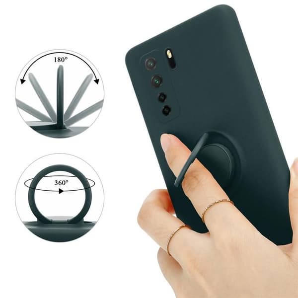 Skyddsfodral för Huawei NOVA 6 SE / P40 LITE / NOVA 7i i LIQUID GREEN Stötabsorberande skydd Grön