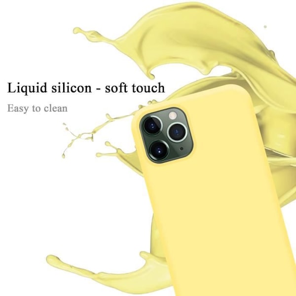 Coque - CADORABO - iPhone 11 PRO MAX - Silikon TPU - Gul - Stötskydd Gul