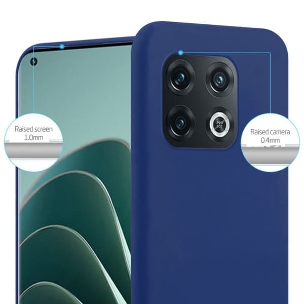 Skyddsfodral för OnePlus 10 PRO 5G MÖRKBLEU Stötsäker Silikon Blå