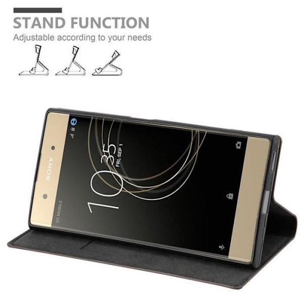 Cadorabo Fodral till Sony Xperia XA1 PLUS i KAFFEBRUNT