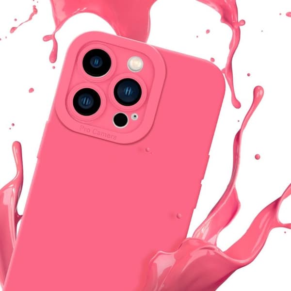 Skyddsfodral för iPhone 14 PRO MAX i FLUID RÖD Stötsäker Röd