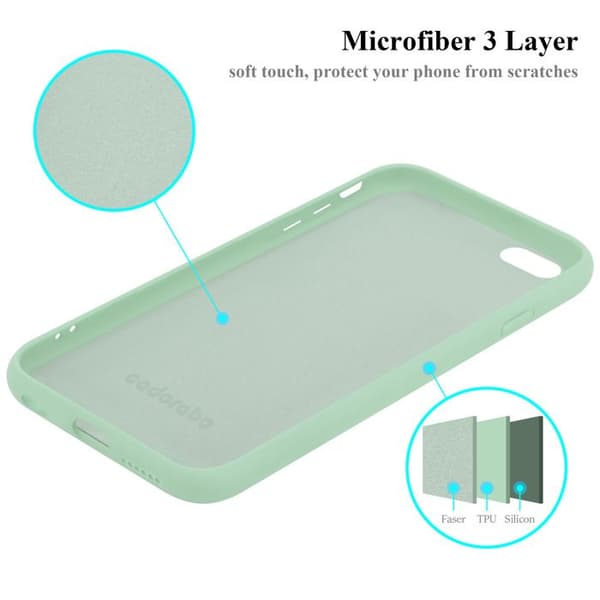 Skal för iPhone 6 / 6S Stötabsorberande i LIQUID LIGHT GREEN Grön