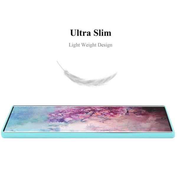 Skyddsfodral för Samsung Galaxy NOTE 10 PLUS CANDY BLÅ Stötsäker Silikon Blå