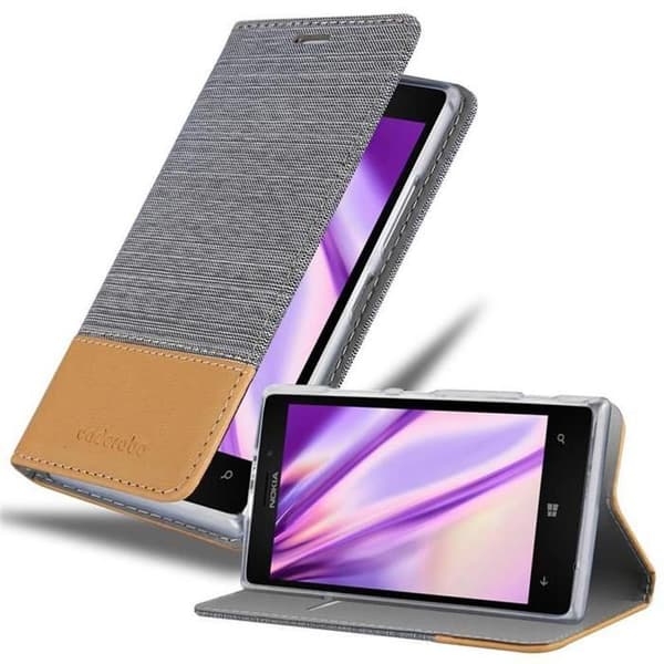 Skyddsfodral för Nokia Lumia 925 i LJUST GRÅBRUN Etui Case Stötskydd Grå