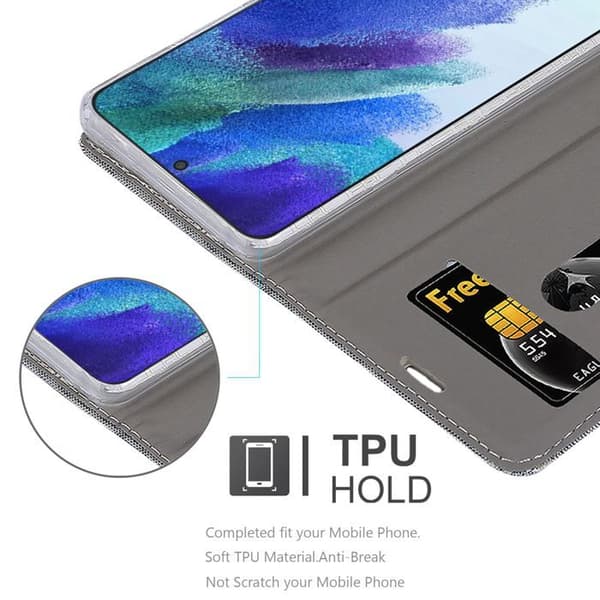 Skyddsfodral för Samsung Galaxy S22 PLUS i LJUST GRÅ BRUN Stötskyddande Etui Grå
