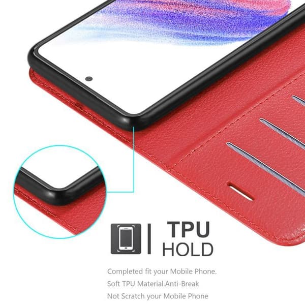 Etui för Samsung Galaxy A53 5G i KIRSCHRÖD Röd