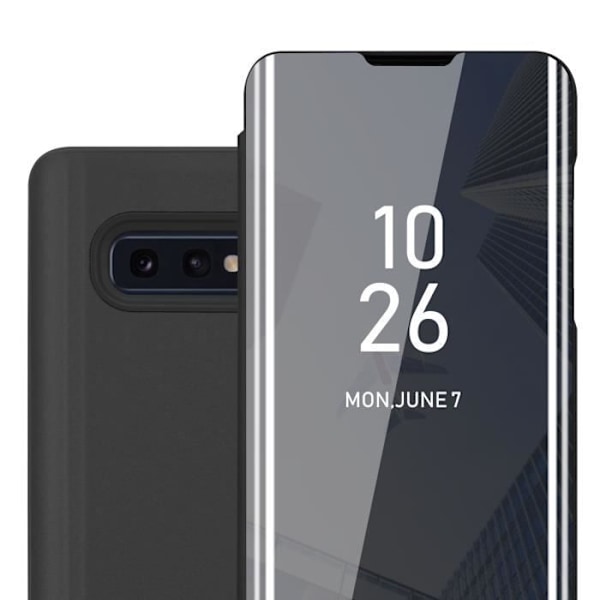 Coque - CADORABO - Samsung Galaxy S10e - Clear View - Svart - 360 graders skydd Svart