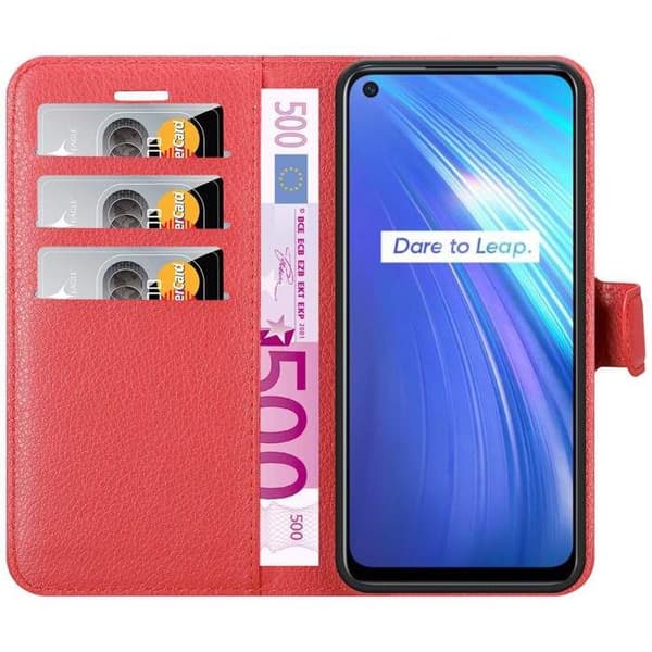 Fodral för Realme 6 4G / 6s i KIRSCHRÖD Röd