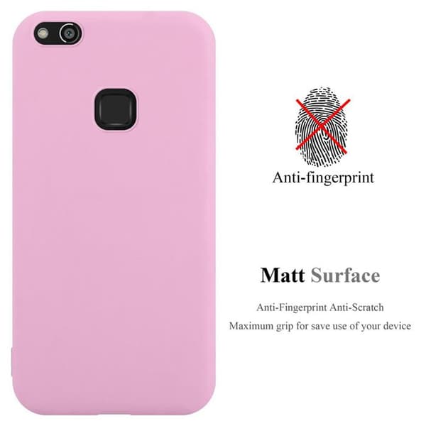 Skyddsfodral för Huawei P10 LITE CANDY ROSE VIF Stötsäker Silikon Ros