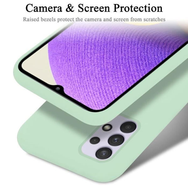 Coque för Samsung Galaxy A33 5G - CADORABO - LIQUID LIGHT GREEN - Silikon TPU - Mjuk skydd - Tunn design VÄTSKA LJUSGRÖN